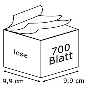 Produktbild für Zettelklotz Wedo 27026540, lose