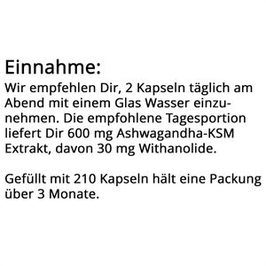 Produktbild für Ashwagandha gloryfeel 210 Kapseln