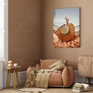 Produktbild für Wandbild Artgeist Hängematte am Strand