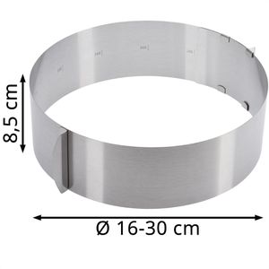 Produktbild für Tortenring Westmark Classic 31312260, backofenfest, Edelstahl