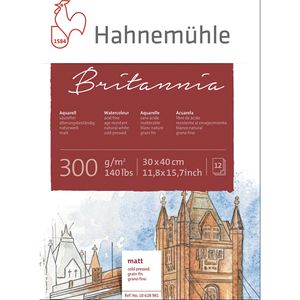 Produktbild für Aquarellpapier Hahnemühle Britannia Block, 30 x 40 cm