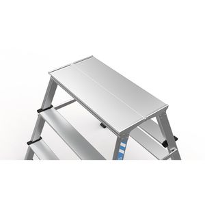Produktbild für Klapptritt Zarges XLstep P, 41411, aus eloxiertem Aluminium
