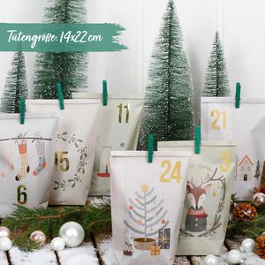 Produktbild für Adventskalender Papierdrachen 400-009-008, Hygge