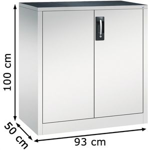 Produktbild für Werkzeugschrank CP-Möbel 8821-000, aus Metall, lichtgrau