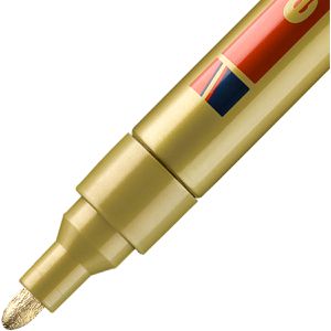 Produktbild für Lackmarker Edding 750, wasserfest &amp; permanent, gold