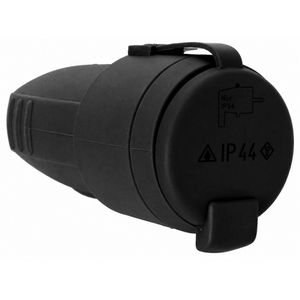 Produktbild für Schutzkontakt-Kupplung as-Schwabe 60415, schwarz