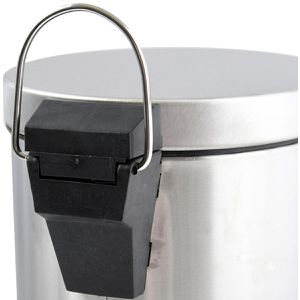 Produktbild für Mülleimer MSV 100108, silber matt