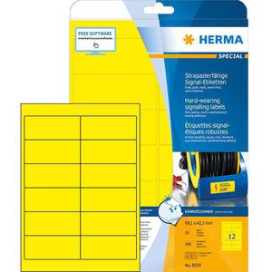 Folienetiketten Herma 8029 Signal, gelb matt