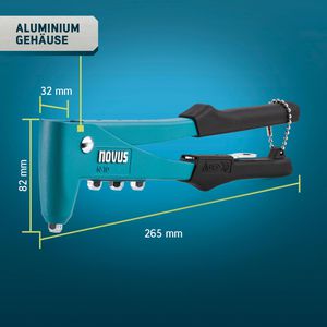 Produktbild für Blindnietzange Novus-Tools N-10, 032-0053, Set