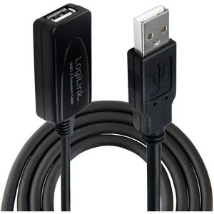 USB-Kabel LogiLink UA0143 USB 2.0, 10 m