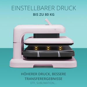 Produktbild für Transferpresse LOKLiK ImPress Auto 2 Smart, pink