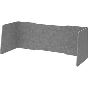Tischtrennwand Hammerbacher ARE6018, grau