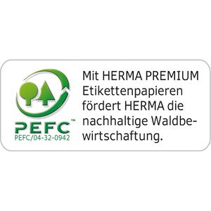 Produktbild für Vielzwecketiketten Herma 2416, leuchtrot