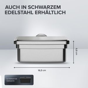 Produktbild für Feuchttücherbox ovimar Taksensand 81004228, silber