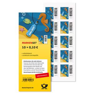 Produktbild für Briefmarken DeutschePost Set, 10 Stück à 10cent