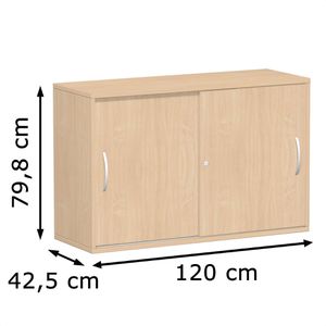 Produktbild für Schiebetürenschrank Geramöbel Flex 312253-BB, abschließbar