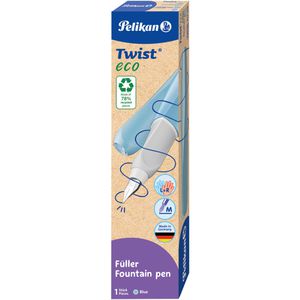 Produktbild für Füller Pelikan Twist eco Blue, P457, Feder M