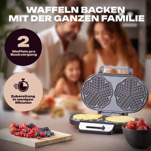 Produktbild für Waffeleisen Clatronic WA 3745, 1200 Watt
