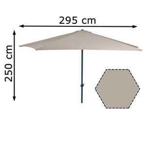 Produktbild für Sonnenschirm Garden-Pleasure 504356, rund