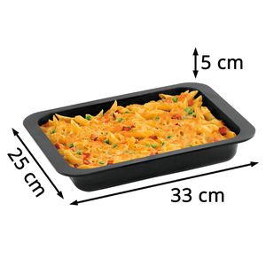 Produktbild für Auflaufform Zenker SpecialCooking Ofenform, schwarz, aus Stahl