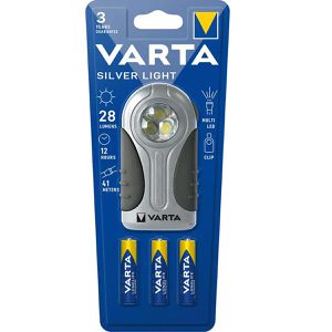 Produktbild für Taschenlampe Varta Silver Light, LED, mit Batterie