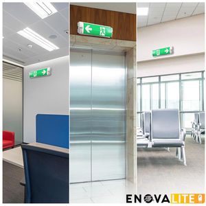 Produktbild für Notbeleuchtung Enovalite ELED200100 Fluchtwegleuchte LED, Akku