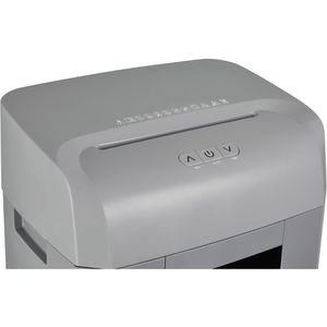Produktbild für Aktenvernichter Monolith Micro-Cut C185-C, grau, mit Rollen