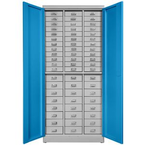 Produktbild für Werkzeugschrank ADB 42662, aus Metall, grau / lichtblau