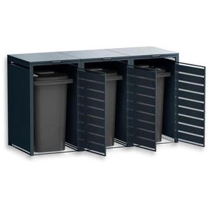 Produktbild für Mülltonnenbox Metzler MMB-3-3X, Metall