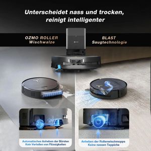 Produktbild für Saugroboter ECOVACS DEEBOT X9 PRO OMNI, schwarz