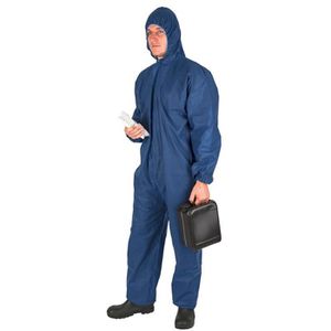 Produktbild für Schutzanzug Kerbl Einwegoverall, blau