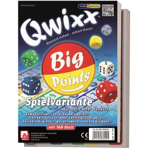 Spielblock NSV 4039, Qwixx Big Points, 2 Stück