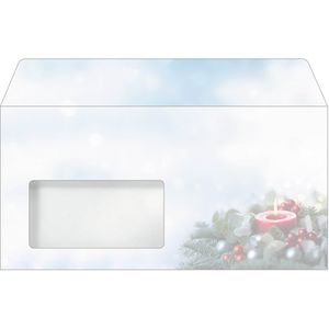 Weihnachtsumschläge Sigel DU640, DIN lang