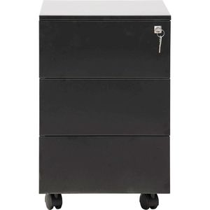 Produktbild für Rollcontainer G-Office MPS/PM.3, aus Metall, schwarz