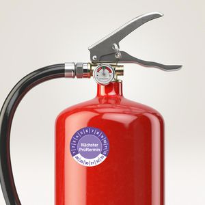 Produktbild für Prüfplaketten Zweckform 6990, nächster Prüftermin