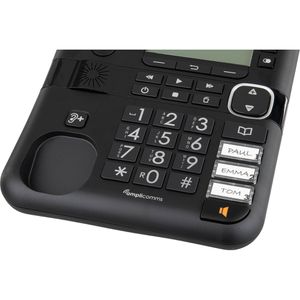 Produktbild für Telefon Amplicomms BigTel 1580 Combo, schwarz
