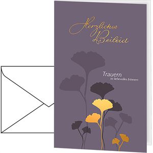 Trauerkarten Böttcher-AG 81sk3098, mit Spruch