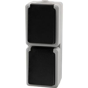 Steckdose McPower Taff, IP44, Aufputz