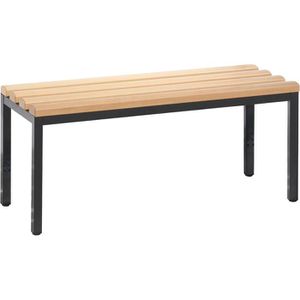 Umkleidebank CP-Möbel 8050-000, Sitzfläche Holz, 100 cm