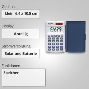 Produktbild für Taschenrechner Sharp EL-243S