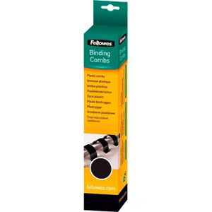 Produktbild für Plastikbinderücken Fellowes 53307, schwarz, für A4