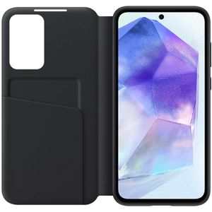Produktbild für Handyhülle Samsung Smart View Wallet Case EF-ZA556, schwarz