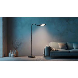 Produktbild für Stehlampe Hansa Atria, LED, schwarz, 159 cm