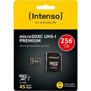 Produktbild für Micro-SD-Karte Intenso Premium 3423492, 256 GB