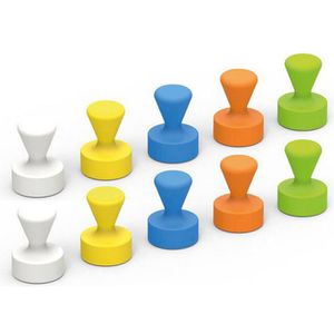 Magnete Maul 61685, farbig sortiert, Neodym Magnet