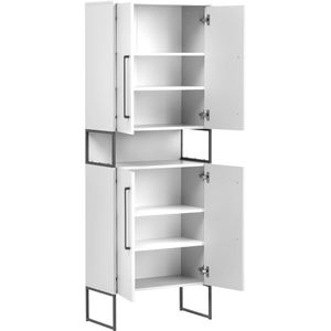 Produktbild für Badschrank Schildmeyer Limone 701699, mit 2 Füßen, weiß