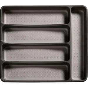 Produktbild für Besteckkasten Kesper 30091, grau, aus Kunststoff
