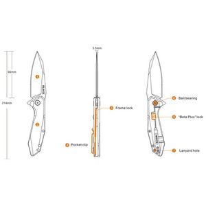 Produktbild für Klappmesser Ruike P135 SF, Einhandmesser