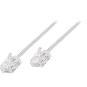 Netzwerkkabel LogiLink Slim High-Flex, weiß