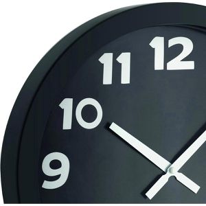 Produktbild für Wanduhr TFA 60.3506, Metall, analog, Funkuhr